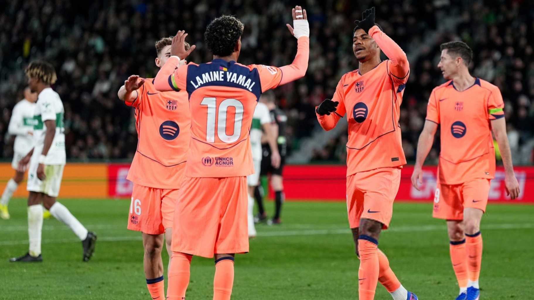 برد آسان بارسا مقابل الچه؛ رکورد امید گل لالیگا شکست!