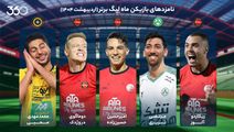 نامزدهای بهترین بازیکنان ماه؛ پایان درخشان فصل