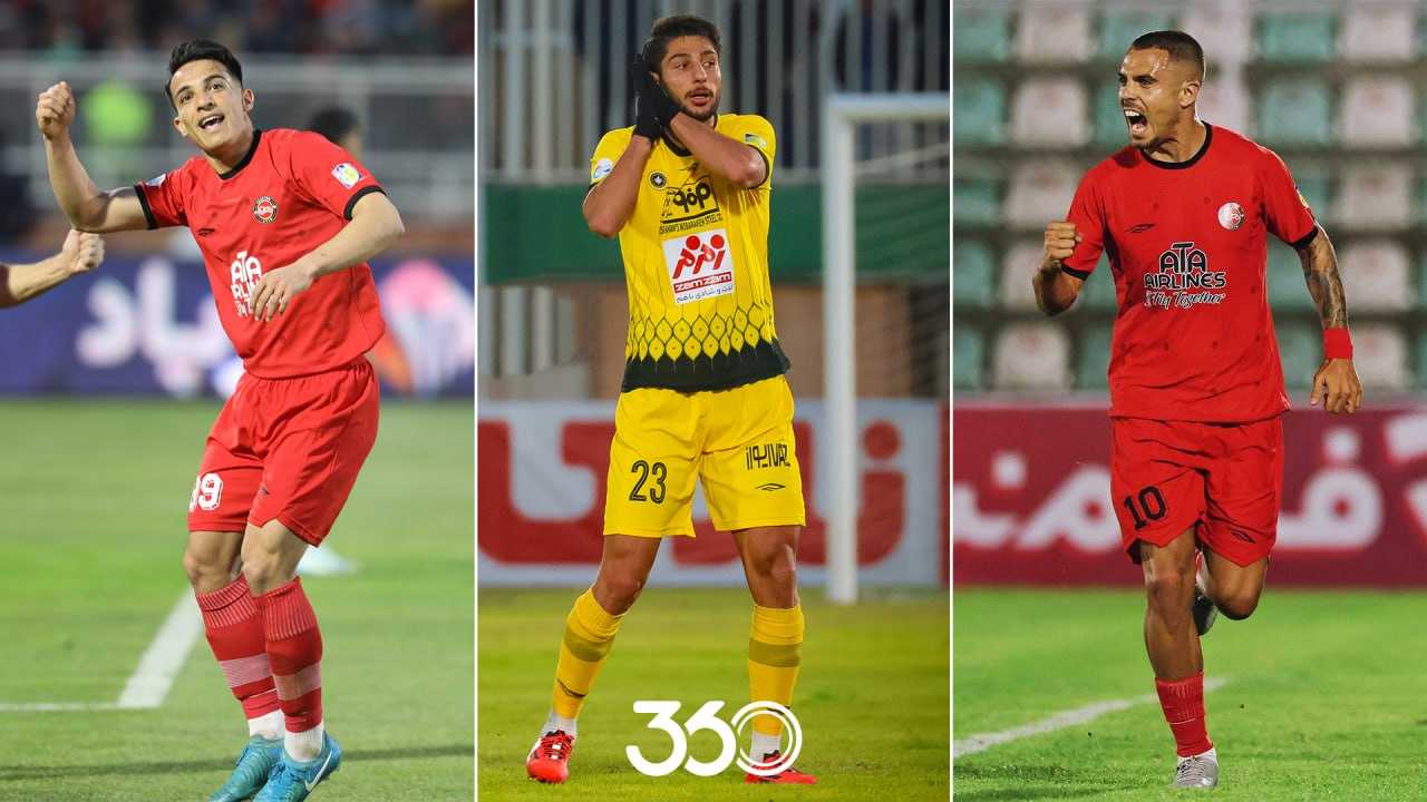 رده‌بندی 10 بازیکن لیگ بیست‌وچهارم؛ پرسپولیس و گل‌گهر در محاصره تراکتور و سپاهان