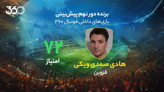 معرفی برنده پیش‌بینی هفته نهم لیگ برتر ایران؛ پیروزی 20 میلیونی با رکورد فوق‌العاده