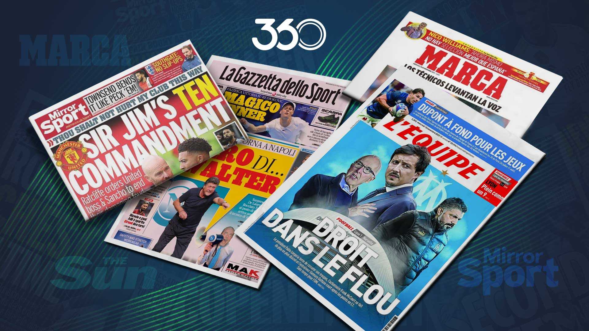 گیشه مطبوعات جهان، چهارشنبه 15 نوامبر؛ مارسی در مسیر تاریکی