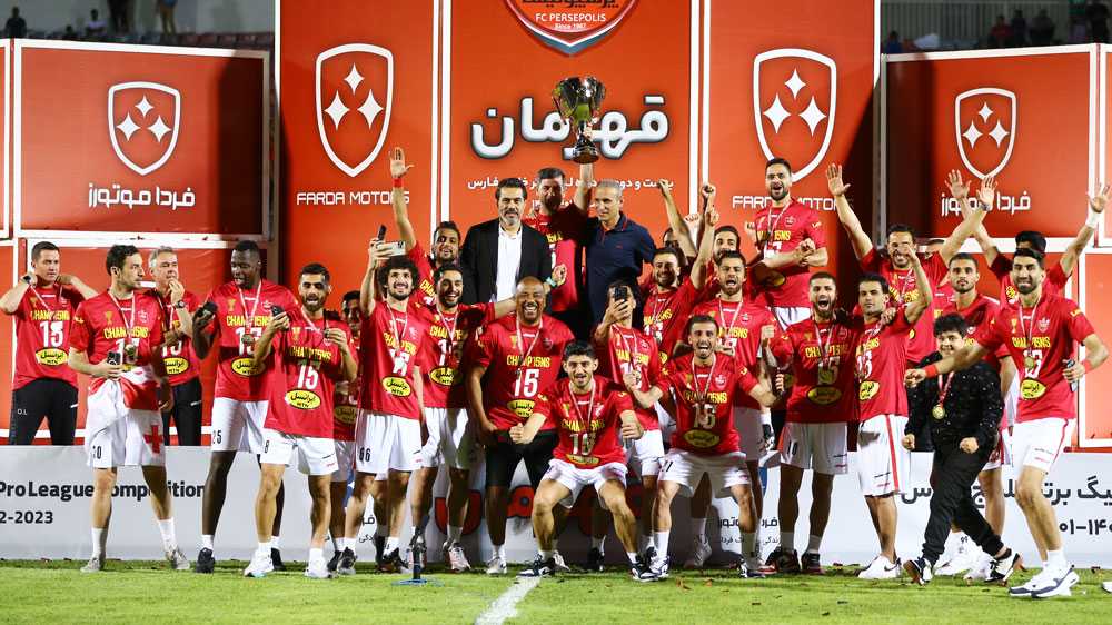 تصاویر اختصاصی دیدار نساجی 0-4 پرسپولیس