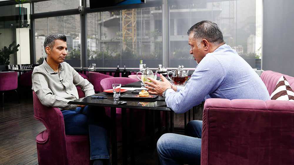 تصاویر بخش دوم گفت‌وگوی عادل فردوسی‌پور و علی دایی