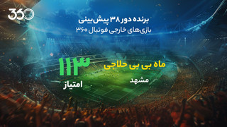 معرفی برنده دور سی‌وهشتم پیش‌بینی بازی‌های خارجی در فوتبال 360؛ برد مادر و پسری