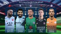 نامزدهای بهترین مهار ماه لیگ برتر از نگاه فوتبال ۳۶۰ (اردیبهشت ۱۴۰۴)