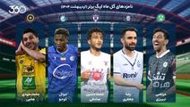 نامزدهای بهترین گل ماه لیگ برتر از نگاه فوتبال ۳۶۰ (اردیبهشت ۱۴۰۴)