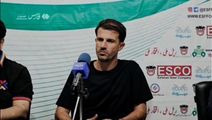 کنفرانس حدادی‌فر، سرمربی ذوب‌آهن؛ «از روند و شکل بازی راضی هستم»