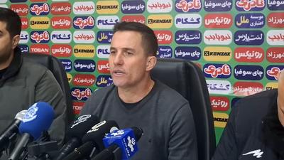 ویدئو | کنفرانس اوسمار ویرا، سرمربی پرسپولیس، بعد از بازی با ملوان